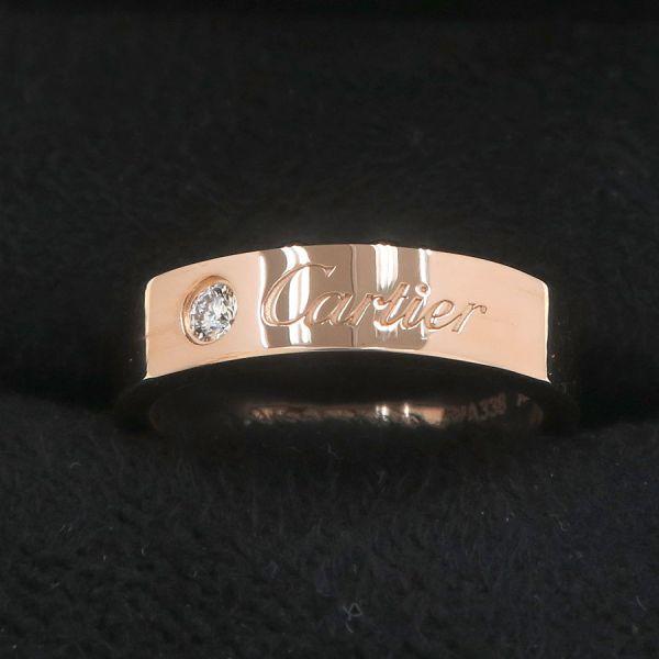 Cartier（カルティエ） Cドゥカルティエリング/1Pダイヤ/4MM#46(日本