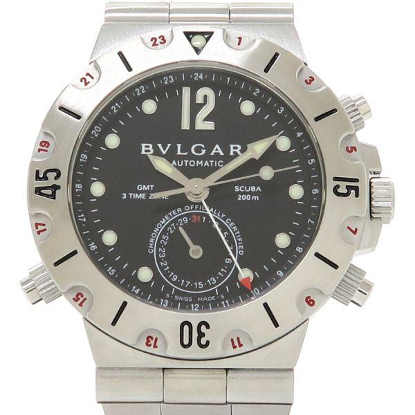 BVLGARI ブルガリ ディアゴノスクーバGMT Aランク. : 質屋さのや BVLGARI ブルガリ ディアゴノスクーバGMT Aランク. : 質屋さのや