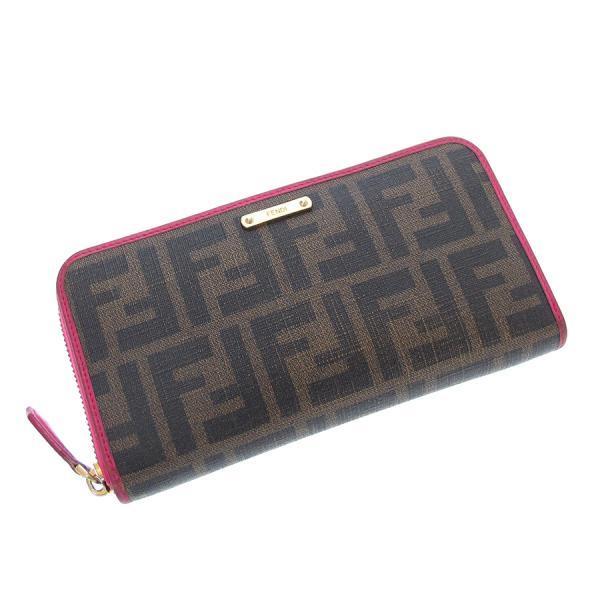 極美品　FENDI フェンディ　長財布　ラウンドファスナー　S8558 極美品 FENDI フェンディ 長財布 ラウンドファスナー S8558