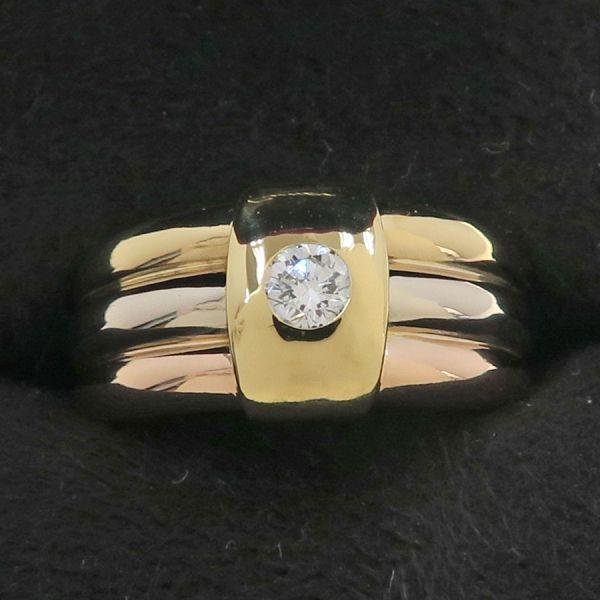 カルティエ Cドゥカルティエリング/3MM/1Pダイヤ#53(日本サイズ12.5号  