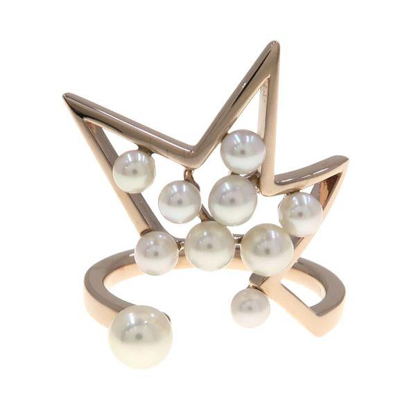 TASAKI タサキ アブストラクトスターパールリング/淡水パール#12近辺 A  