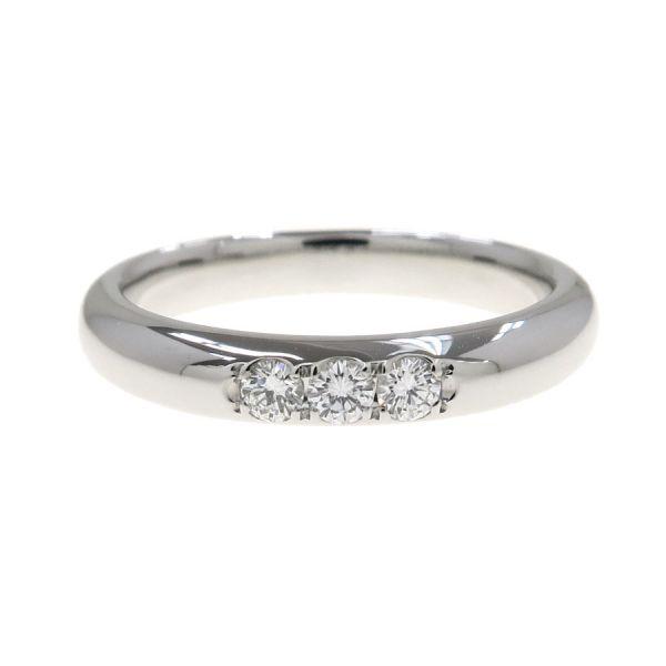 MIKIMOTO ミキモト ダイヤリング/3Pダイヤ/DGR-528R#8 Aランク. : 質屋  