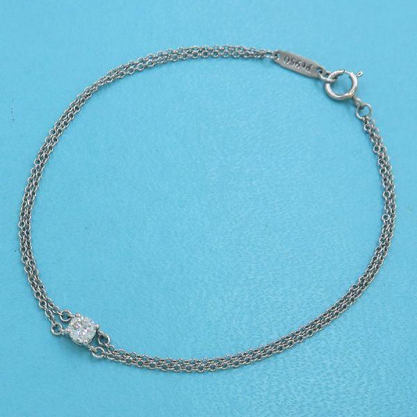 TIFFANY&Co. ティファニー ソリティアダイヤブレスレット/D0 TIFFANY&Co. ティファニー ソリティアダイヤブレスレット/D0