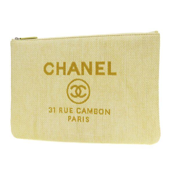 CHANEL シャネル ドーヴィルライン・ポーチ Aランク. : 質屋さのや  