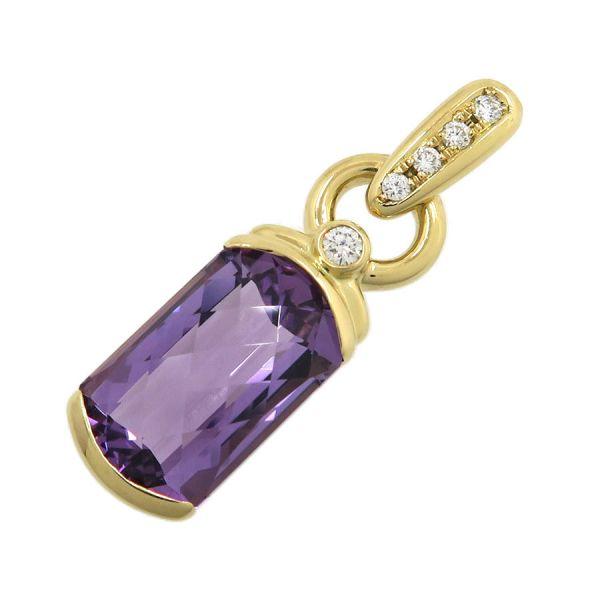 TASAKI タサキ アメジストダイヤペンダントトップ Aランク. : 質屋さの 