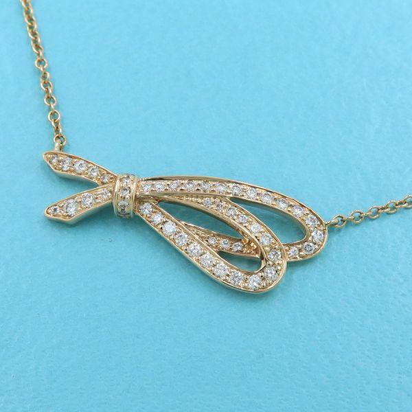 TIFFANY&Co. ティファニー ボウダイヤネックレス/スモールモデル A 