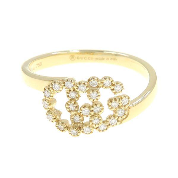 GUCCI グッチ GGランニングリング/ダイヤモンド#10(日本サイズ9号近辺  
