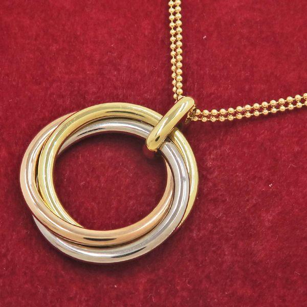 Cartier カルティエ トリニティネックレス/ラージモデル/現行 Aランク