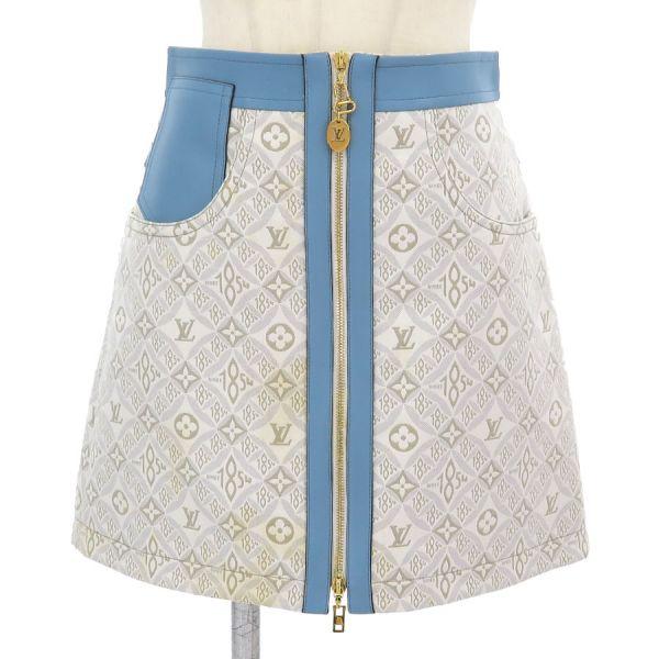 【美品】LOUIS VUITTON リブニットフレアスカート LOUIS VUITTON ルイヴィトン スカート Cランク. : 質屋さのや