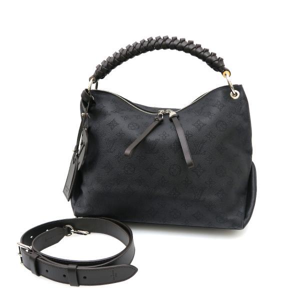 LOUIS VUITTON ルイヴィトン マヒナ・ボーヴル・ホーボー Aランク  