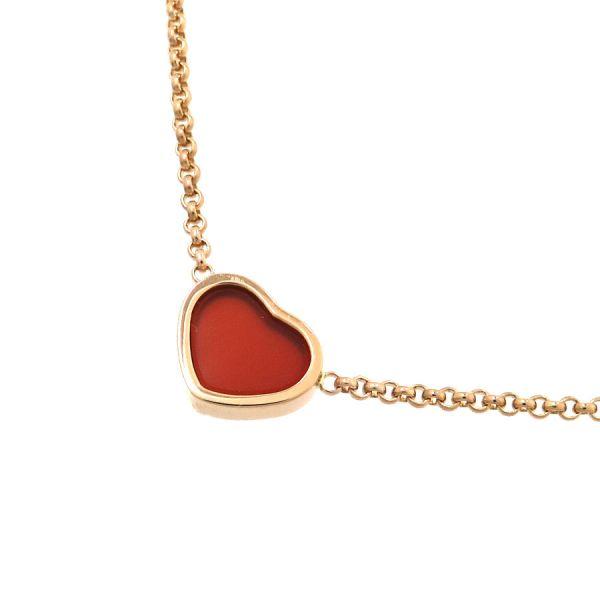 Chopard（ショパール） マイハッピーハートネックレス/カーネリアン
