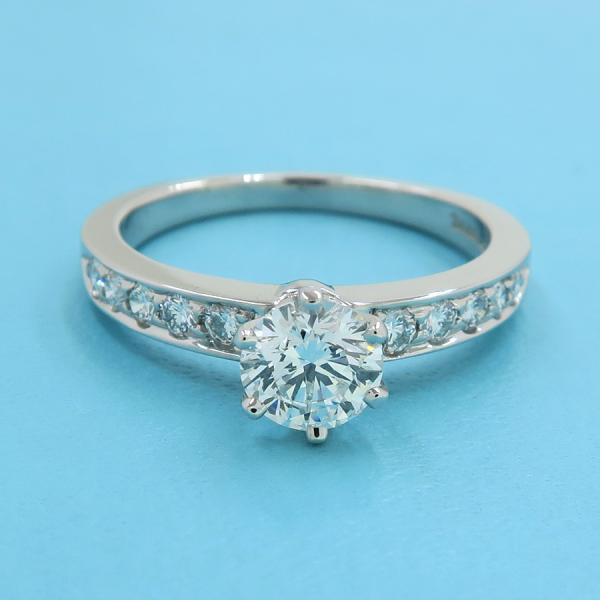 ティファニー チャネルセッティングリング/D0.65ct#12.5 Aランク 