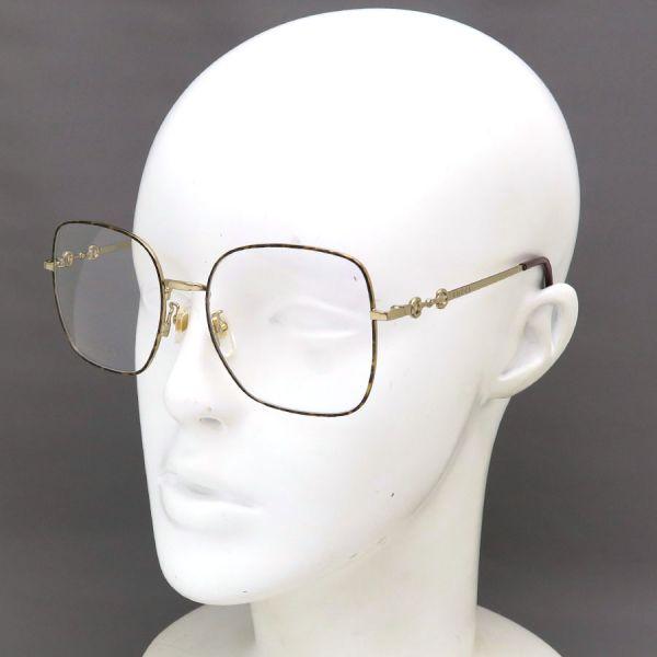グッチ ホースビット メガネ 度入り GUCCI（グッチ） メガネ 眼鏡 フレーム 度付き 度入り 伊達 GG1127OJ
