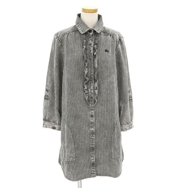 バーバリーブルーレーベルデニムワンピース　美品 BURBERRY BLUE LABEL バーバリーブルーレーベル デニム