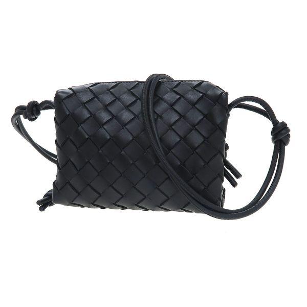 BOTTEGA VENETA ミニループカメラバッグ ブラック BOTTEGA VENETA ボッテガヴェネタ ミニループカメラバッグ A