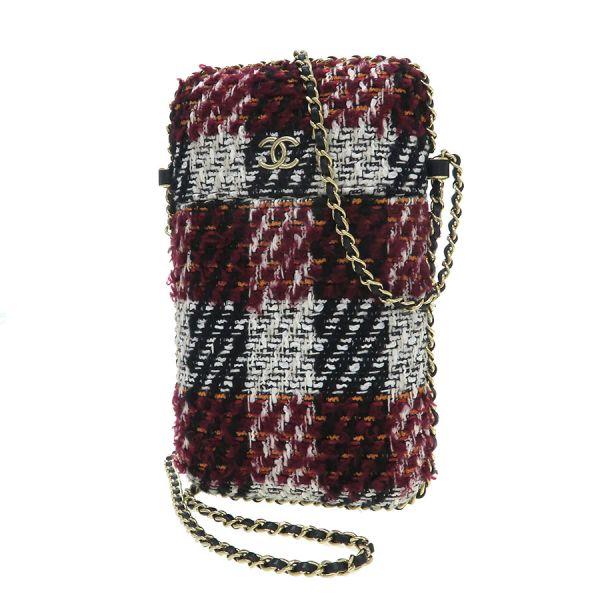 CHANEL シャネル ツイードフォンケース Bランク. : 質屋さのや