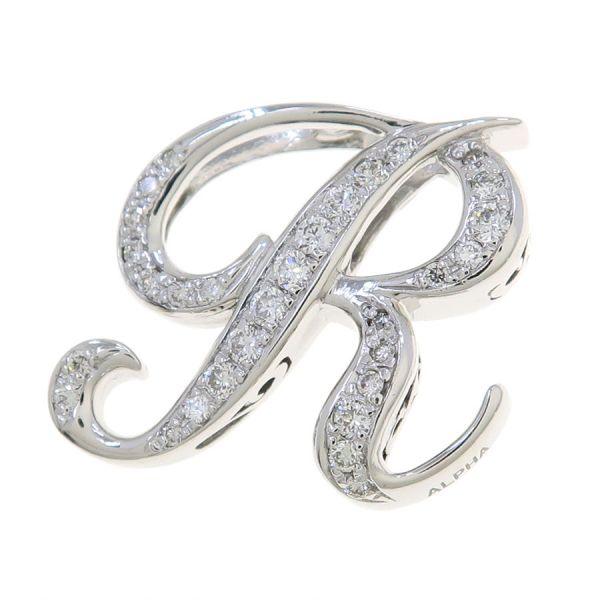 ノンブル アルファイニシャルペンダントトップ/R Aランク. : 質屋さの  