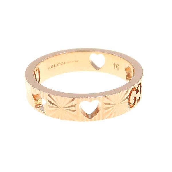 GUCCI（グッチ） アイコンリング/ハート&スター#10(日本サイズ約9.5号