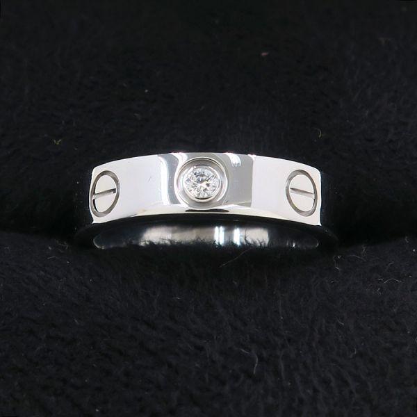 Cartier（カルティエ） ミニラブリング/1Pダイヤ#45(日本サイズ5号近辺