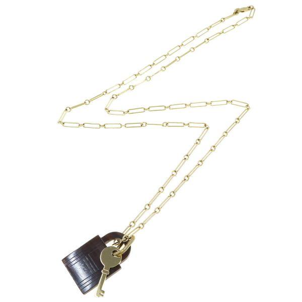 HERMES（エルメス） アミュレット・パドロックGMネックレス Bランク 
