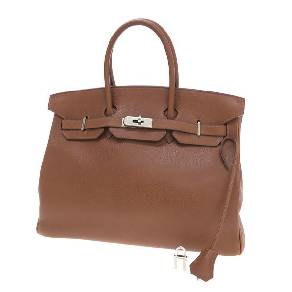 HERMES エルメス バーキン35 ノワゼット ヴァッシュリエジェ □J刻印 