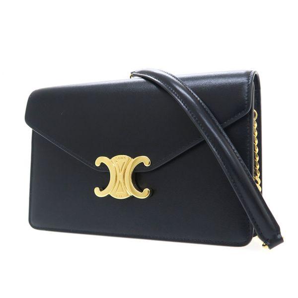 CELINE セリーヌ チェーンウォレット マーゴ/シャイニーカーフ CELINE セリーヌ チェーンウォレット マーゴ/シャイニーカーフ