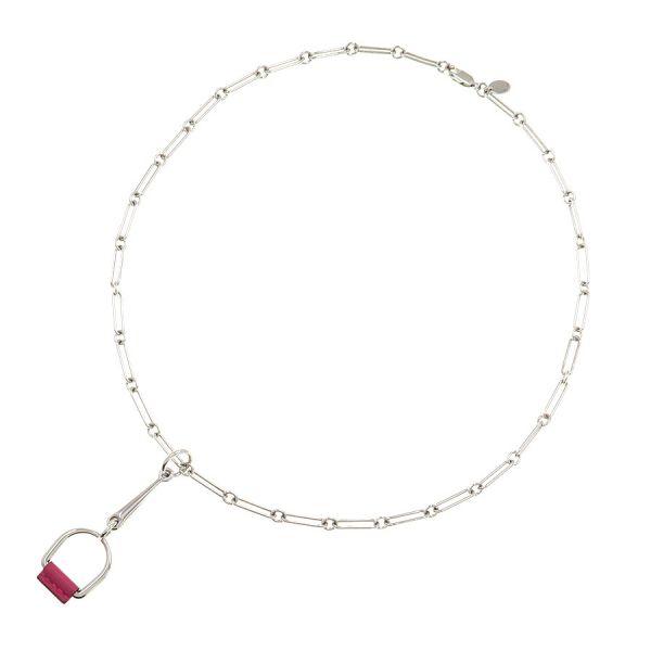 HERMES（エルメス） エリタージュエケストルPMネックレス Bランク
