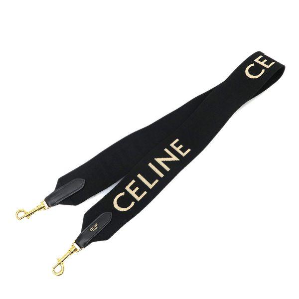 CELINE セリーヌ ジャカード ロングストラップ/ウール Aランク. : 質屋 