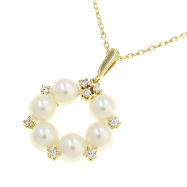 MIKIMOTO（ミキモト） パールダイヤネックレス/アコヤ Aランク. : 質屋