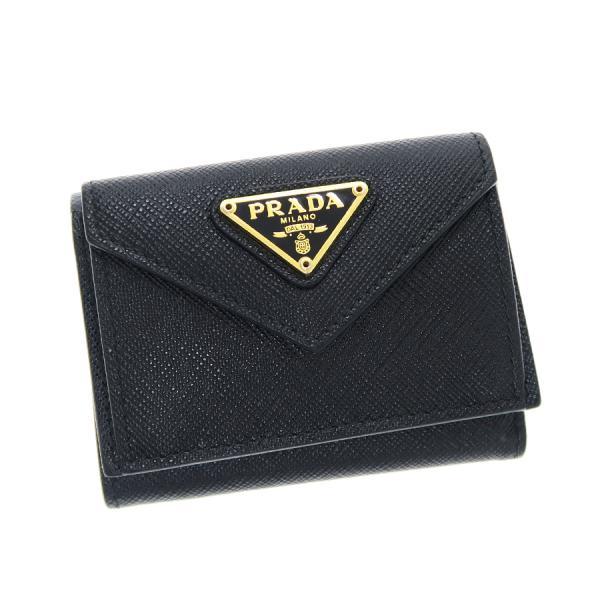 プラダ サフィアーノトライアングル財布 Aランク. : y020737i : 質屋さ  