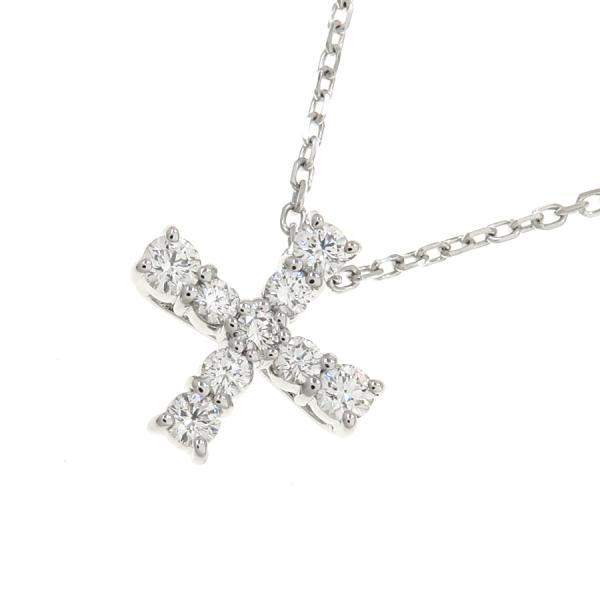 MIKIMOTO ミキモト ダイヤクロスネックレス Aランク. : 質屋さの MIKIMOTO ミキモト ダイヤクロスネックレス Aランク. : 質屋さの