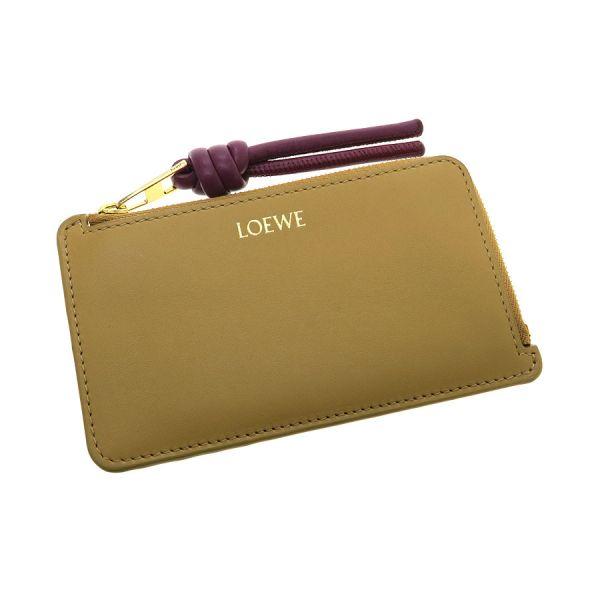 LOEWE（ロエベ） ノット コインカードホルダー(シャイニーナパカーフ