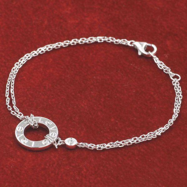 Cartier（カルティエ） ラブサークルブレスレット/ダイヤ2P Aランク 