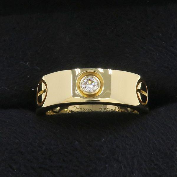 Cartier（カルティエ） ラブリング/ハーフダイヤ#48(日本サイズ8号近辺