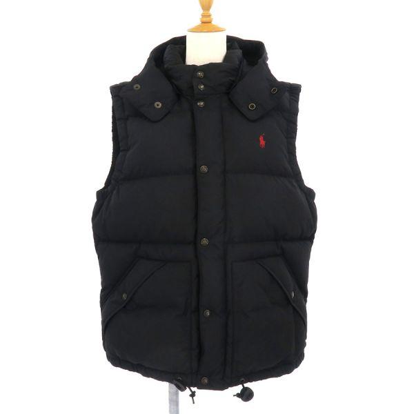 POLO RALPH LAUREN ラルフローレン　ダウンベスト　ジャケット　黒 ポロ・ラルフ・ローレン ブラックダウンベスト
