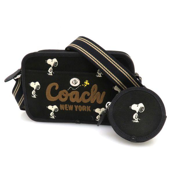 極美品✨ COACH コーチ ピーナッツ カメラバッグ 限定コラボ スヌーピー COACH（コーチ） カーゴカメラバッグ/スヌーピー Aランク. : 質屋さの