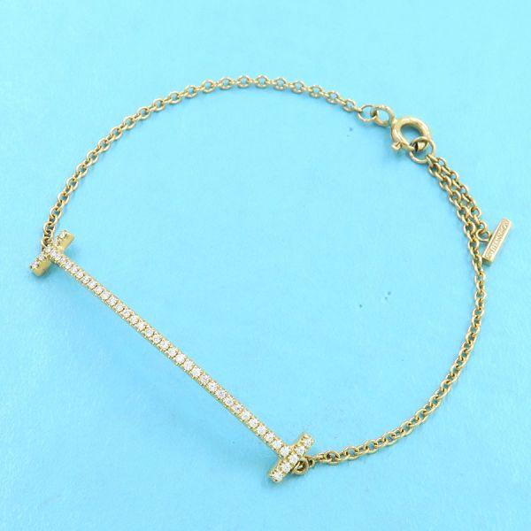 Tiffany & Co. スマイルダイヤブレスレット TIFFANY&Co.（ティファニー） Tスマイルダイヤブレスレット Aランク