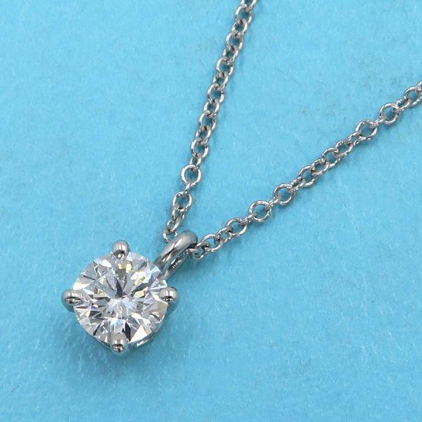 TIFFANY&Co.（ティファニー） ソリティアダイヤネックレス/D0.43ct A