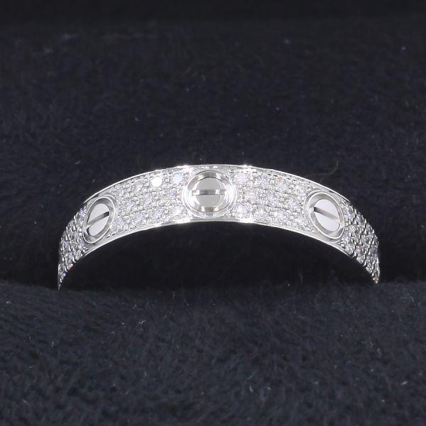 Cartier カルティエ ミニラブリング/パヴェダイヤ#49(日本サイズ Cartier カルティエ ミニラブリング/パヴェダイヤ#49(日本サイズ