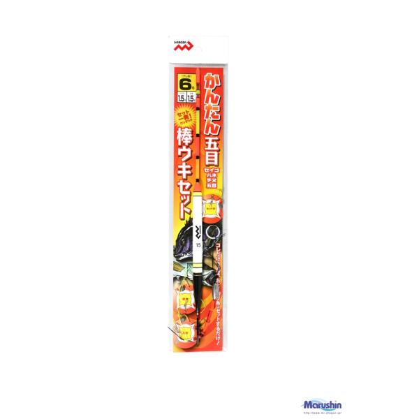 マルシン漁具(DRAGON) かんたん五目棒ウキセット : 釣具の三平ヤフー店