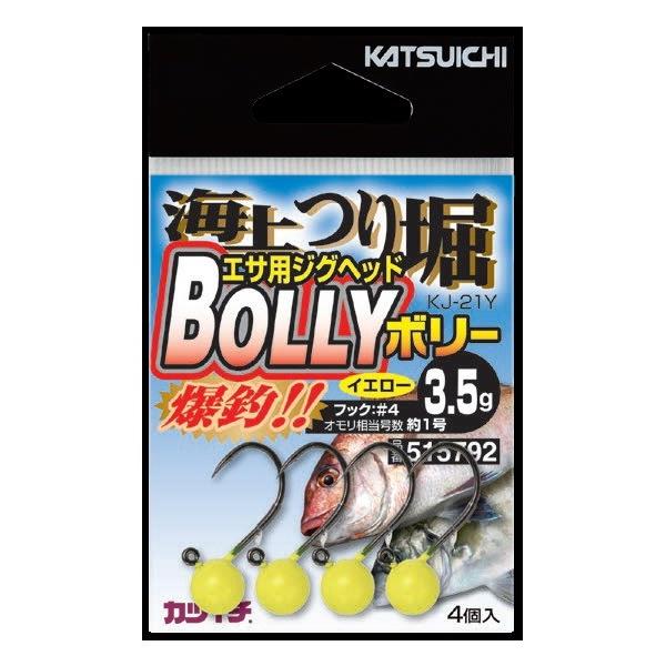 �J�c�C�`(KATSUICHI)�@KJ-21R�@�C���x�@BOLLY�@�C�G���[�@�T�C�Y#4-3.5g�@�@�ikd-2018�j