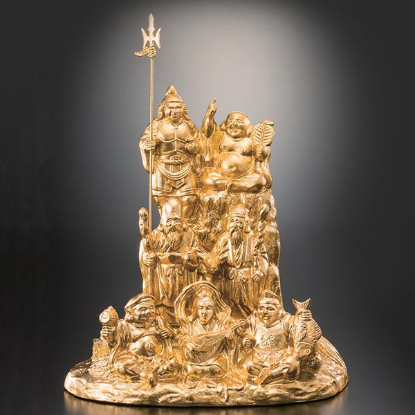 七福神真鍮7体セット！約890グラム！ずっしりしています。