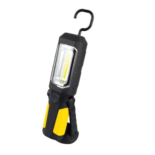 LEDワークライト電池式 LEDライト3w 懐中電灯 マグネット付き
