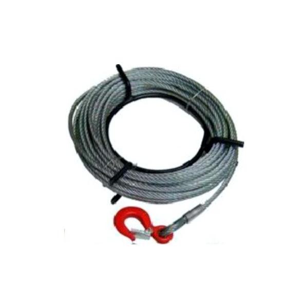 ワイヤーロープ10m ハンドウインチ 万能携帯ウインチ チルホール 800kg