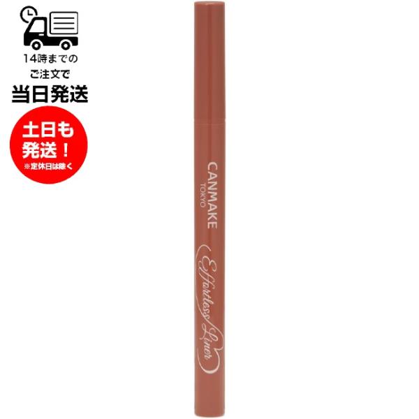キャンメイク アイライナー CANMAKE エフォートレスライナー 01 フリンジテラコッタ ブラウン オレンジ リキッド 筆ペン 汗 水 落ちにくい お湯でオフ