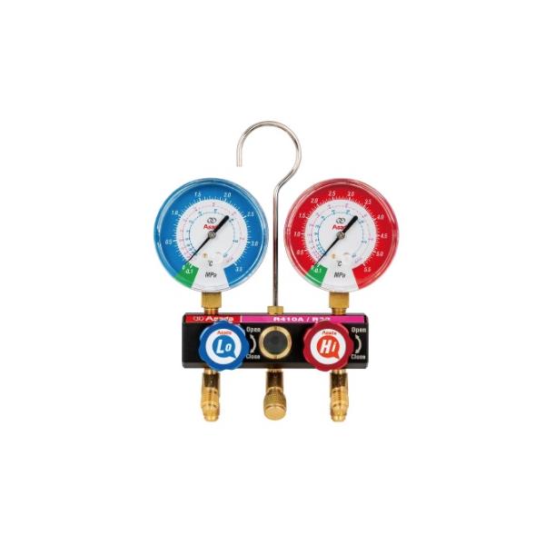 アサダ 【収納ケース付き】アサダ マニホールドキット AD AM114C 92cm