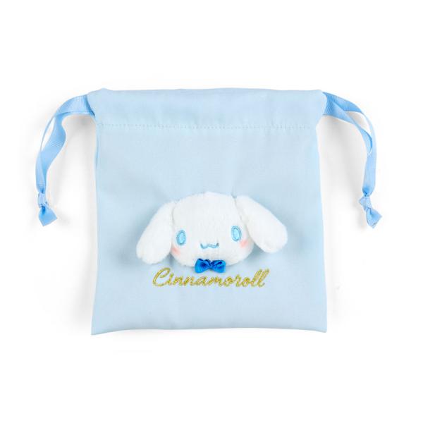sanrio（サンリオ） シナモロール ボアフェイス巾着(ニュアンスカラー