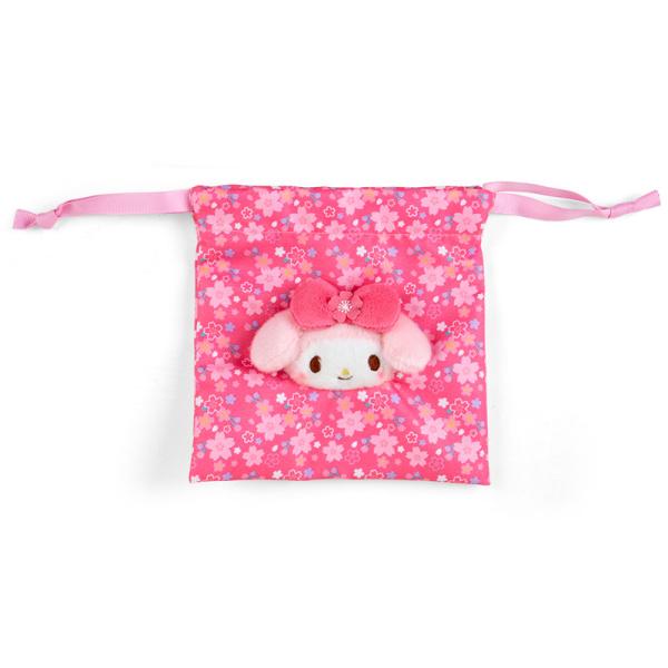 sanrio（サンリオ） マイメロディ ボアフェイス巾着（桜着物
