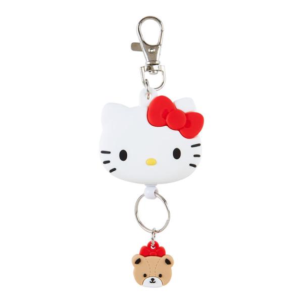 sanrio ハローキティ フェイス形リールキーホルダー : サンリオ sanrio ハローキティ フェイス形リールキーホルダー : サンリオ