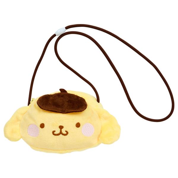 sanrio ポムポムプリン フェイス形キッズポシェット : サンリオ